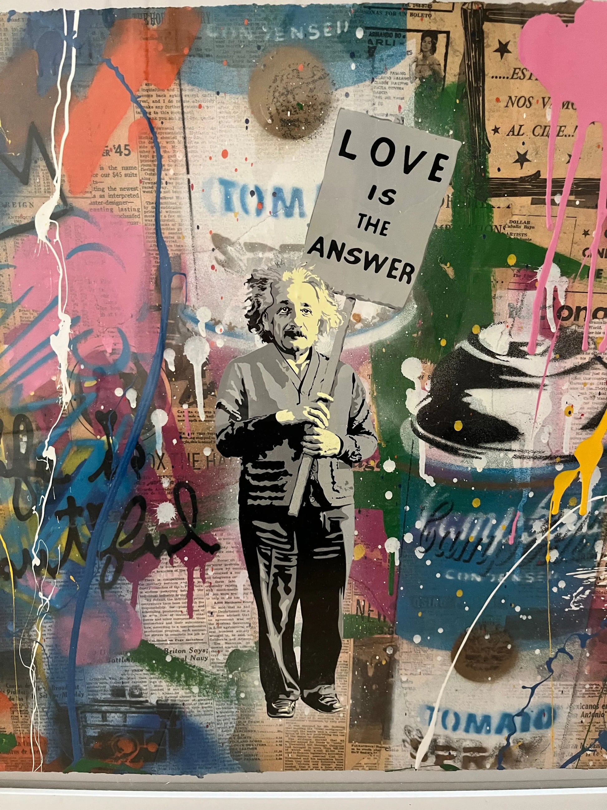 Mr. Brainwash, Einstein, 2023 LYNART STORE