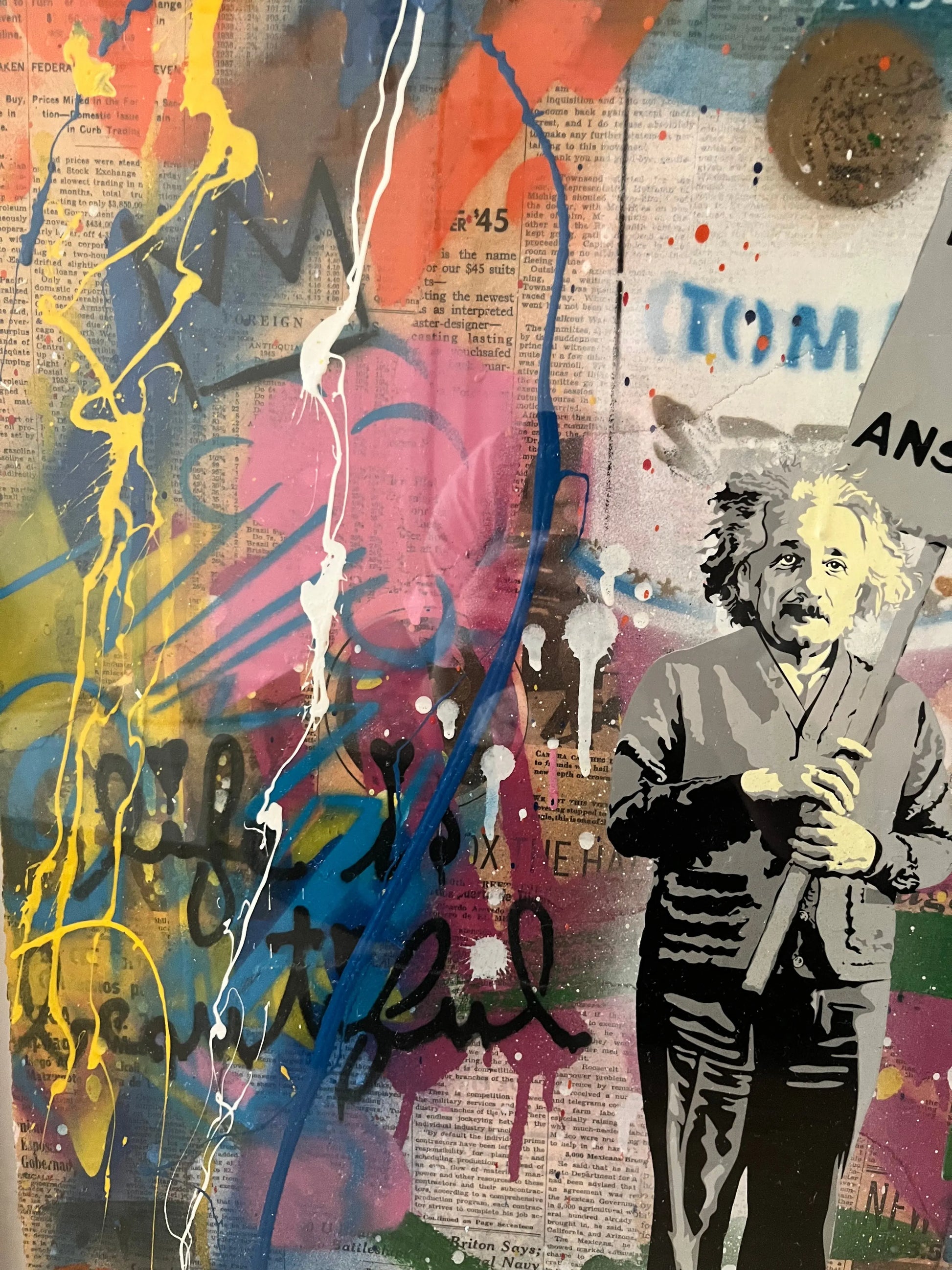 Mr. Brainwash, Einstein, 2023 LYNART STORE