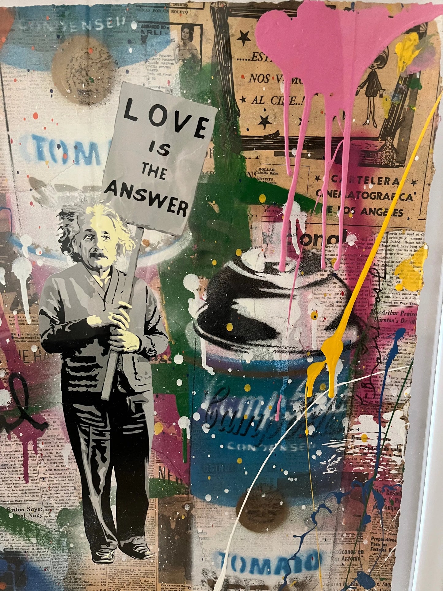 Mr. Brainwash, Einstein, 2023 LYNART STORE