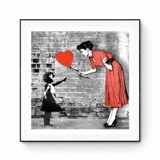 Mr. Brainwash, Love-catcher (Rouge), Lithographie LYNART STORE