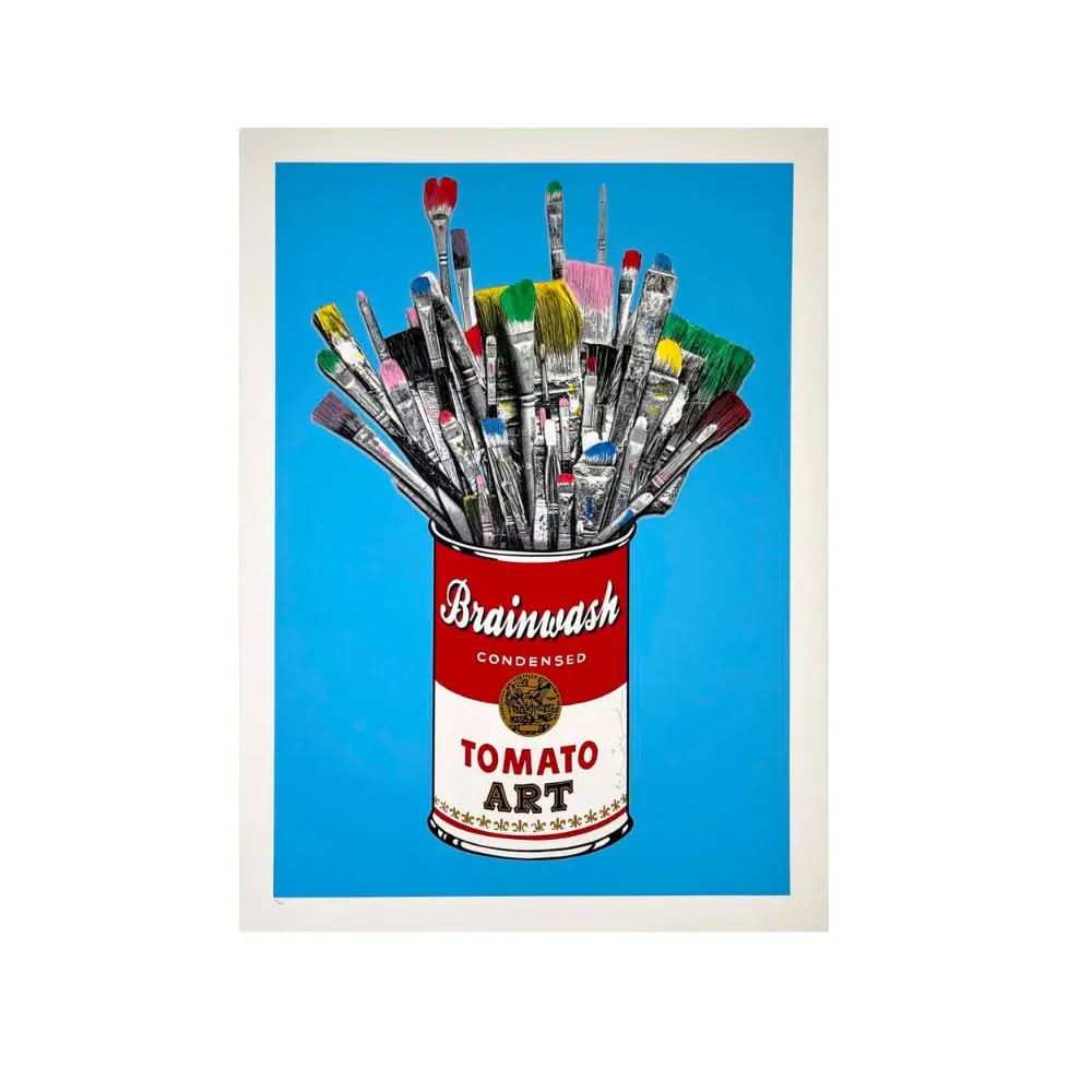 Mr. Brainwash, Tomato Pop (Blue), 2023 LYNART STORE