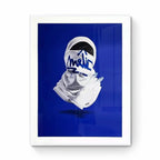 Nuno Viegas  -Shirt Mask VII , 2019 - 12-color screen print on 300 g/m² Somerset Satin fine art paper