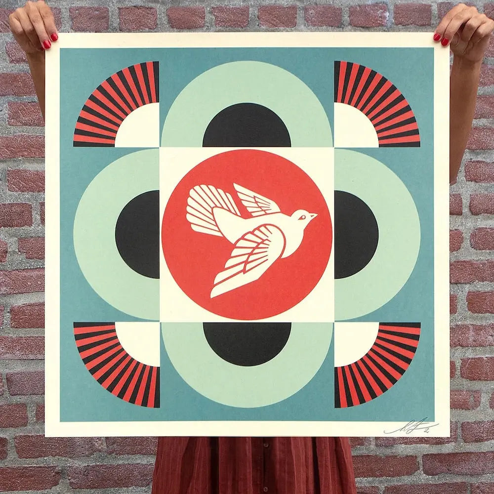 Obey (Shepard Fairey) - Geometric Dove Blue L.Y.N.A.R.T Store