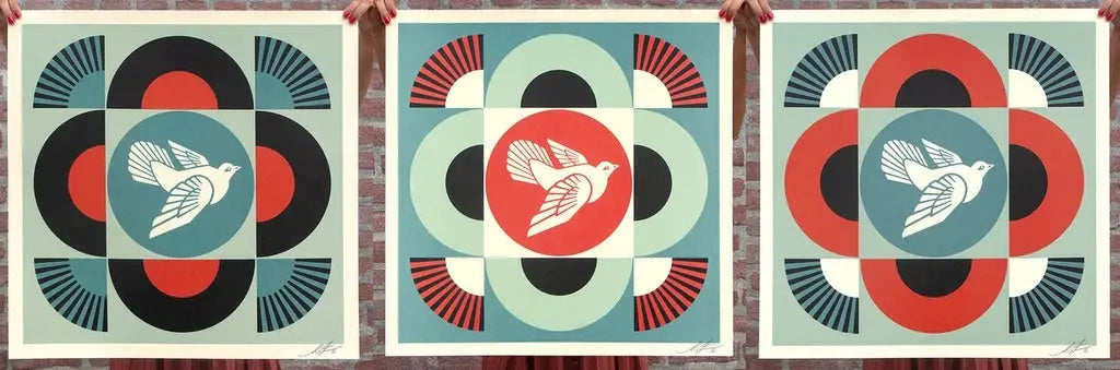 Obey (Shepard Fairey) - Geometric Dove Set L.Y.N.A.R.T Store