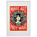 Obey (Shepard Fairey) - Make Art Not War - Offset lithograph, hand-signed by the artist
