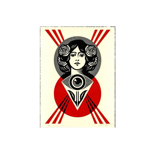 Obey (Shepard Fairey) - THIRD EYE OPEN LETTERPRESS (2024) L.Y.N.A.R.T Store