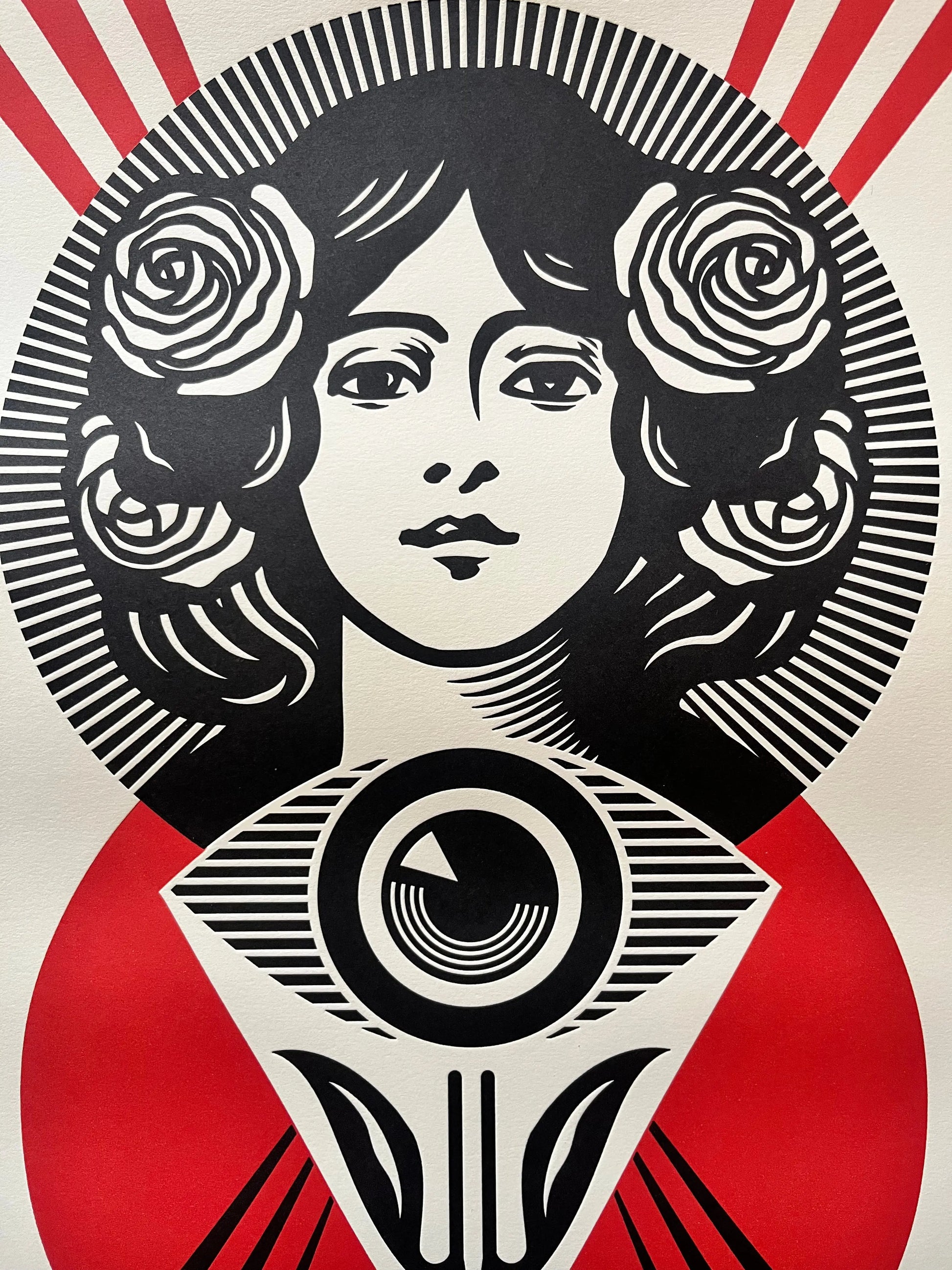 Obey (Shepard Fairey) - THIRD EYE OPEN LETTERPRESS (2024) L.Y.N.A.R.T Store