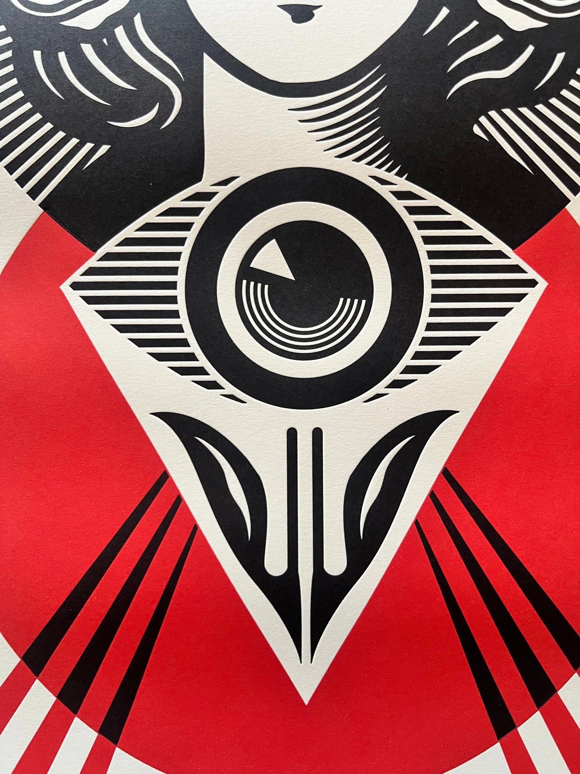 Obey (Shepard Fairey) - THIRD EYE OPEN LETTERPRESS (2024) L.Y.N.A.R.T Store