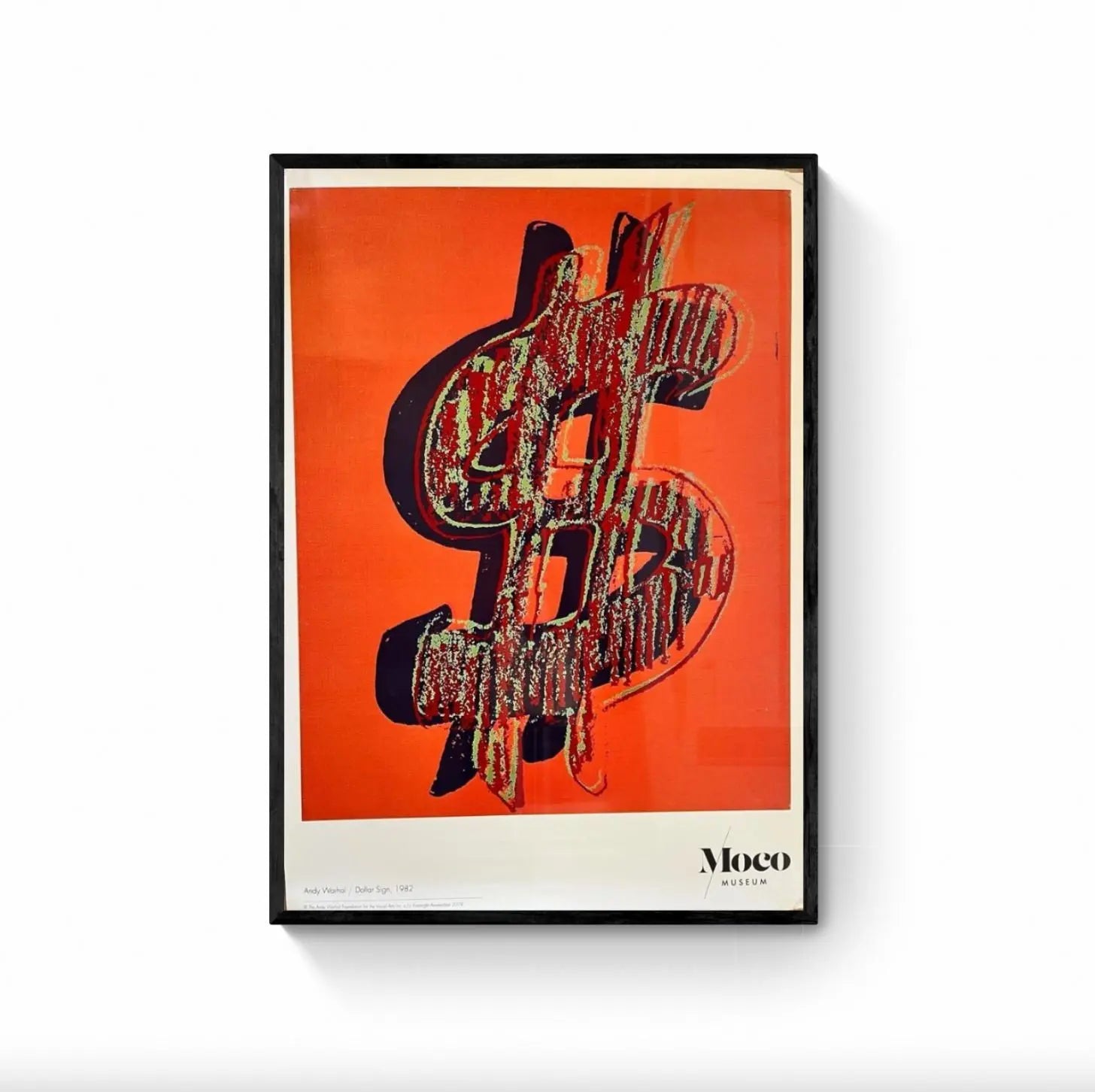 Official Poster - Andy Warhol - Dollar Sign MocoMuseum (strictly limited edition) - 2019 L.Y.N.A.R.T Store