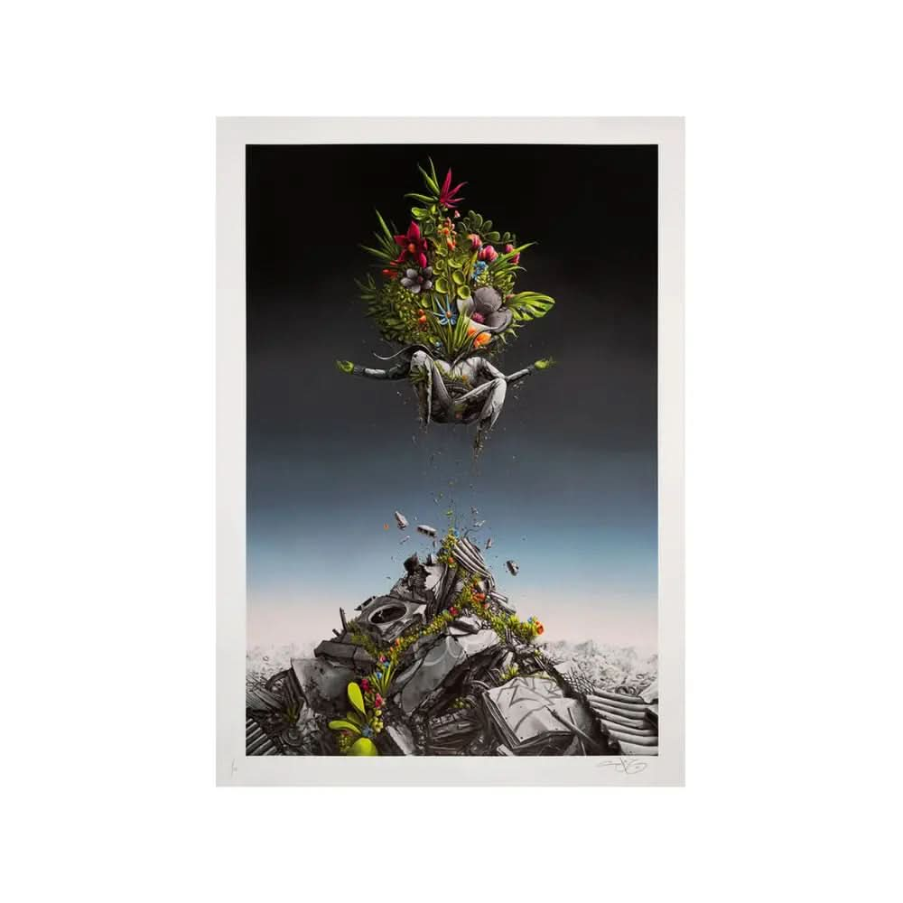 PEZ, Green Hands (2025) - 27-color silkscreen