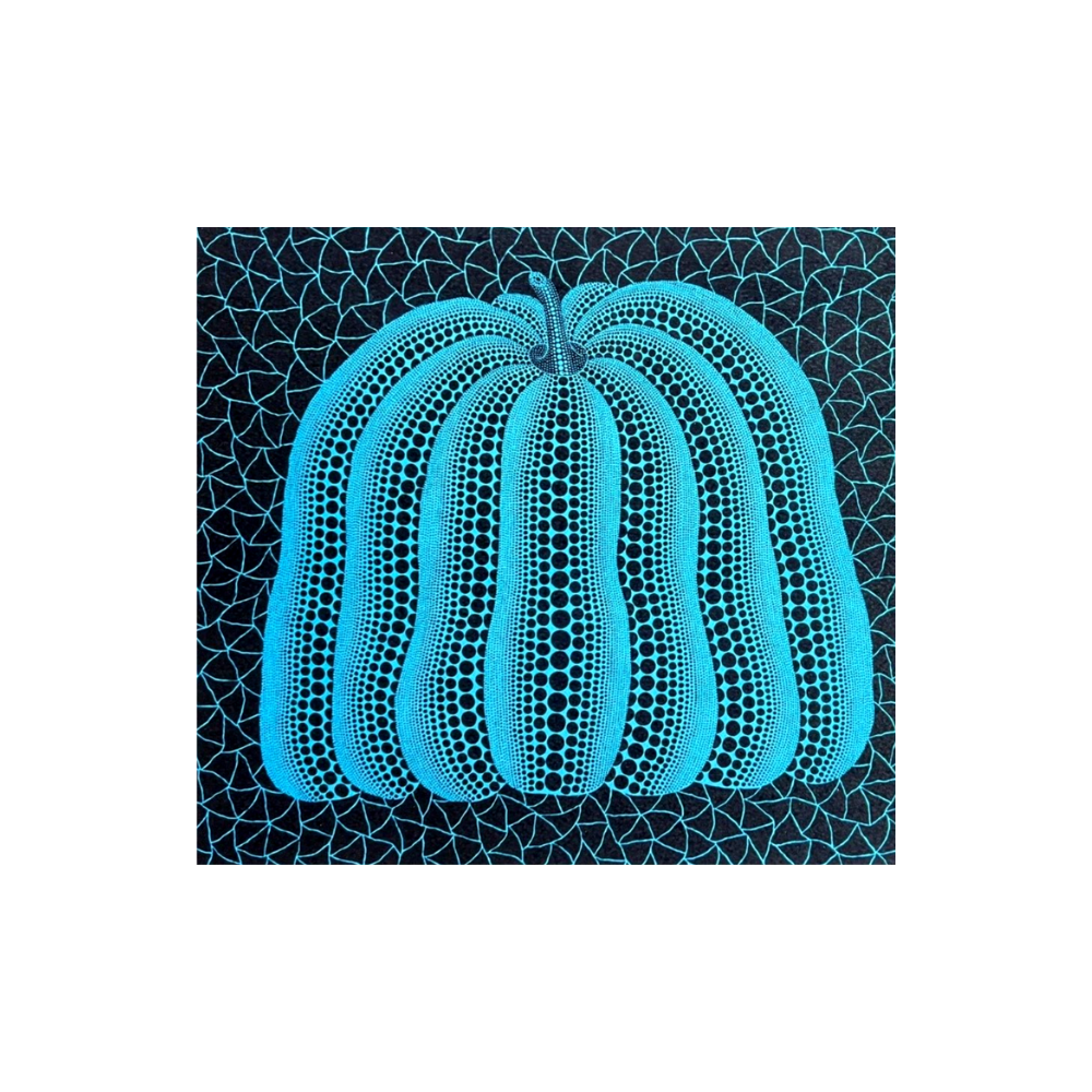 Yayoi Kusama – Pumpkin (Light/Blue) 2011