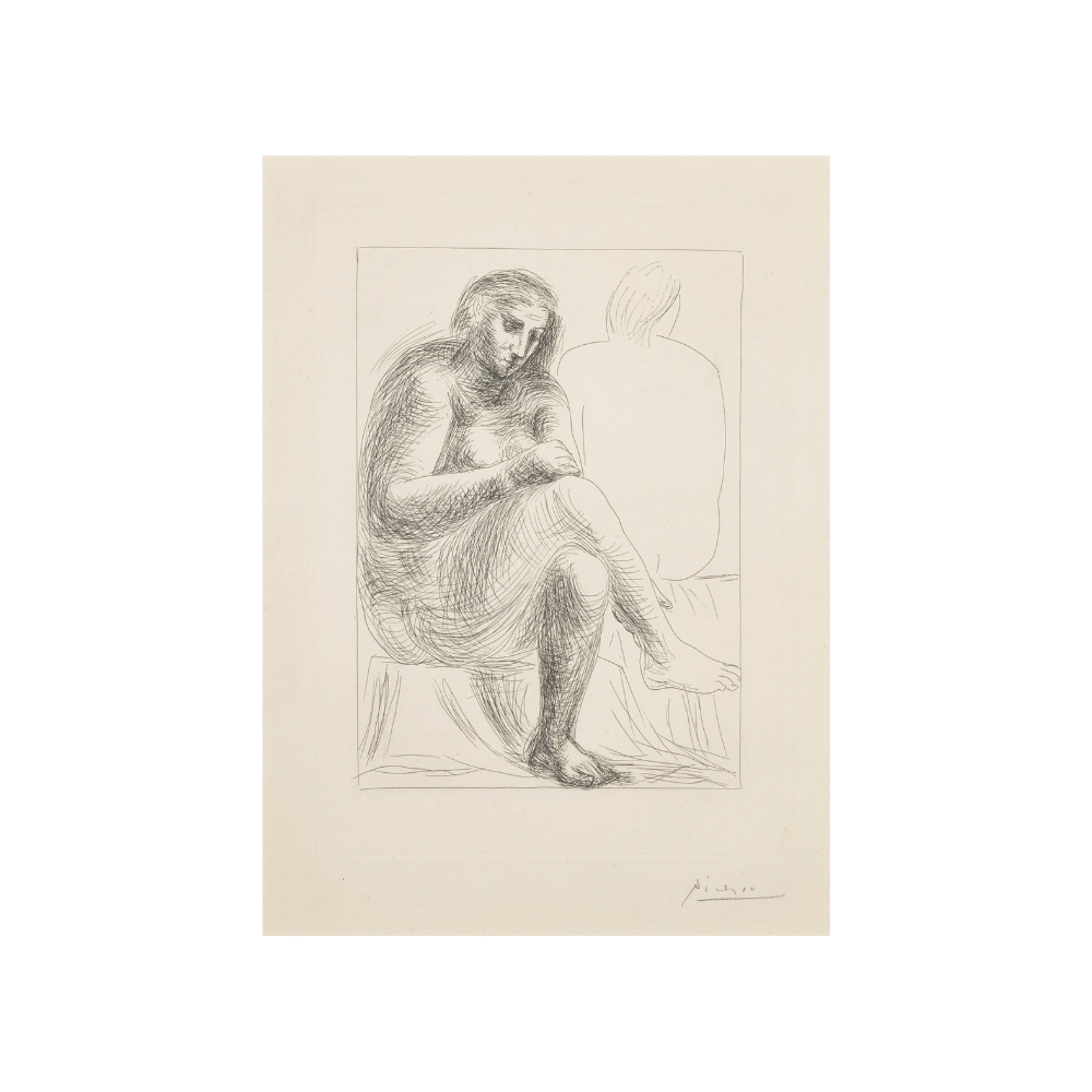 Pablo Picasso - Au Bain (from La Suite Vollard) 1930