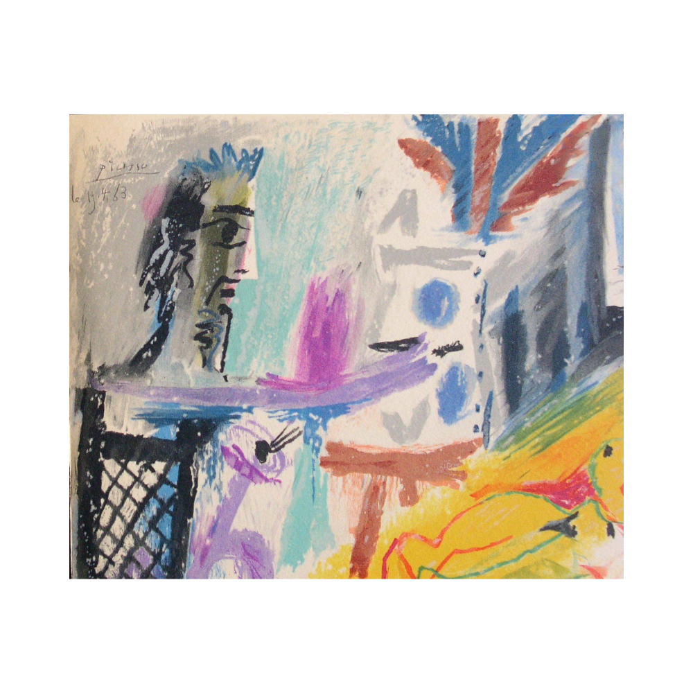 Pablo Picasso – Le Peintre et son modèle (1964)
