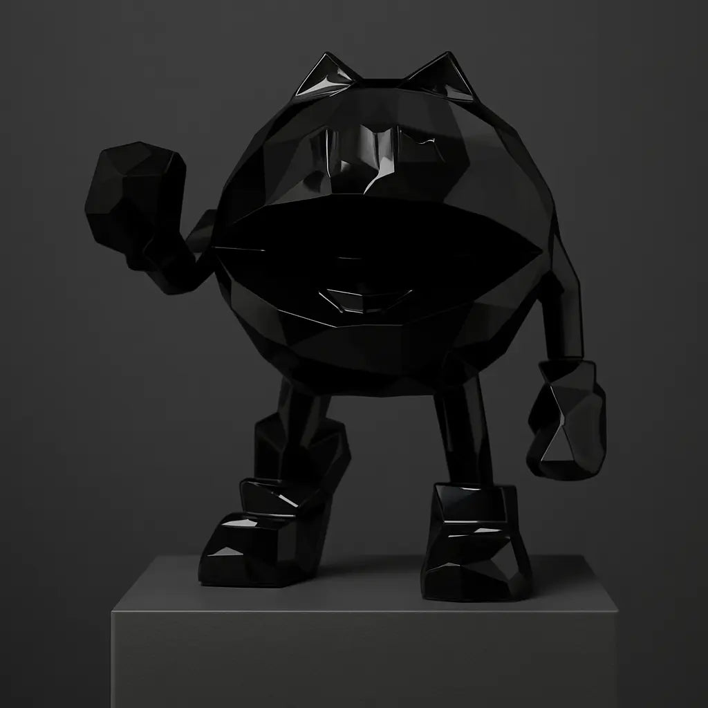 Pac Mac (Black), Richard Orlinski L.Y.N.A.R.T Store