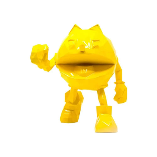 Pac Mac (Jaune) - Richard Orlinski - Resin sculpture