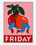 Parra, Friday (2019) - Enameled metal panel 