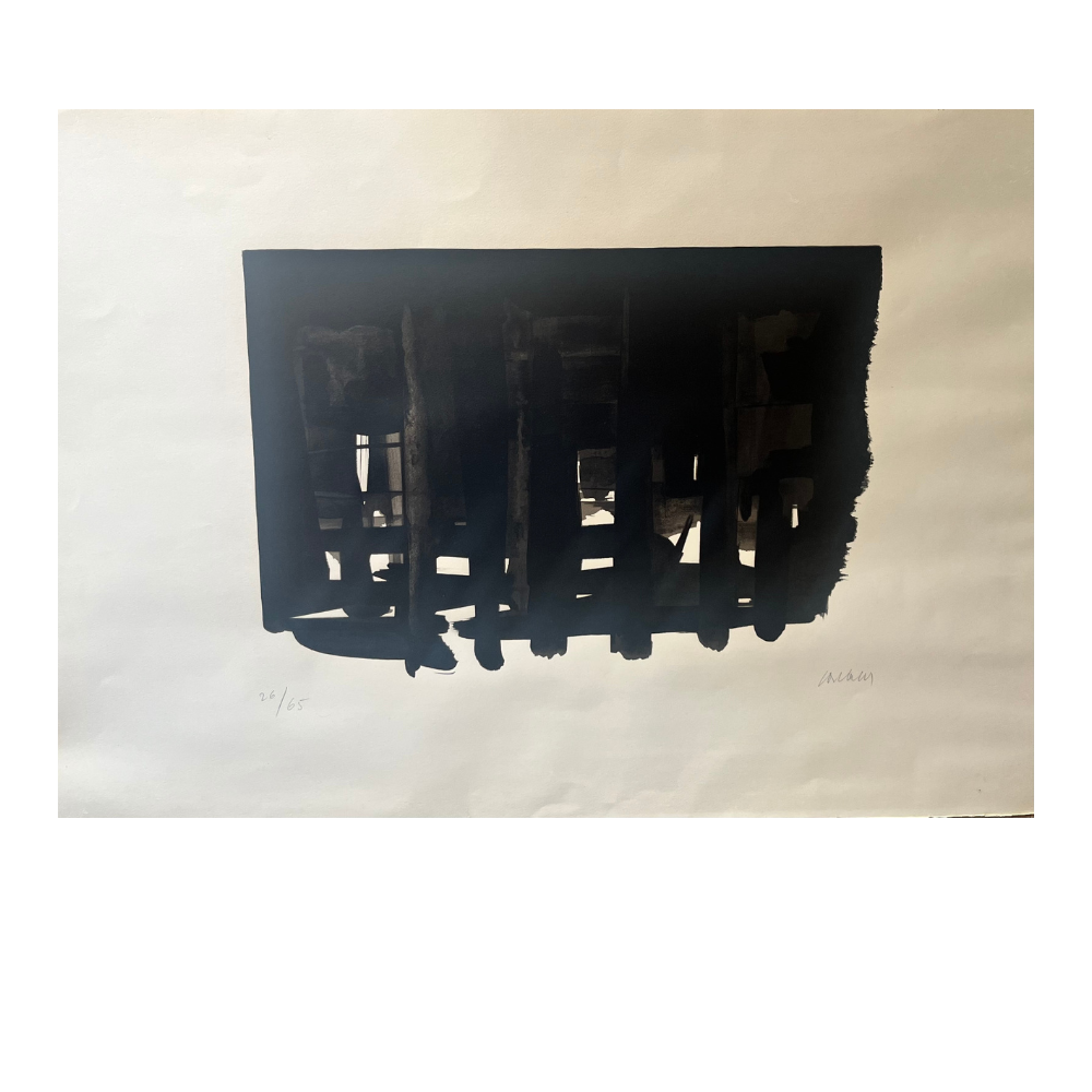 Pierre Soulages - Lithographie 16, 1964 LYNART STORE