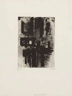 Pierre Soulages, Eau-Forte IV (1957) Etching LYNART STORE