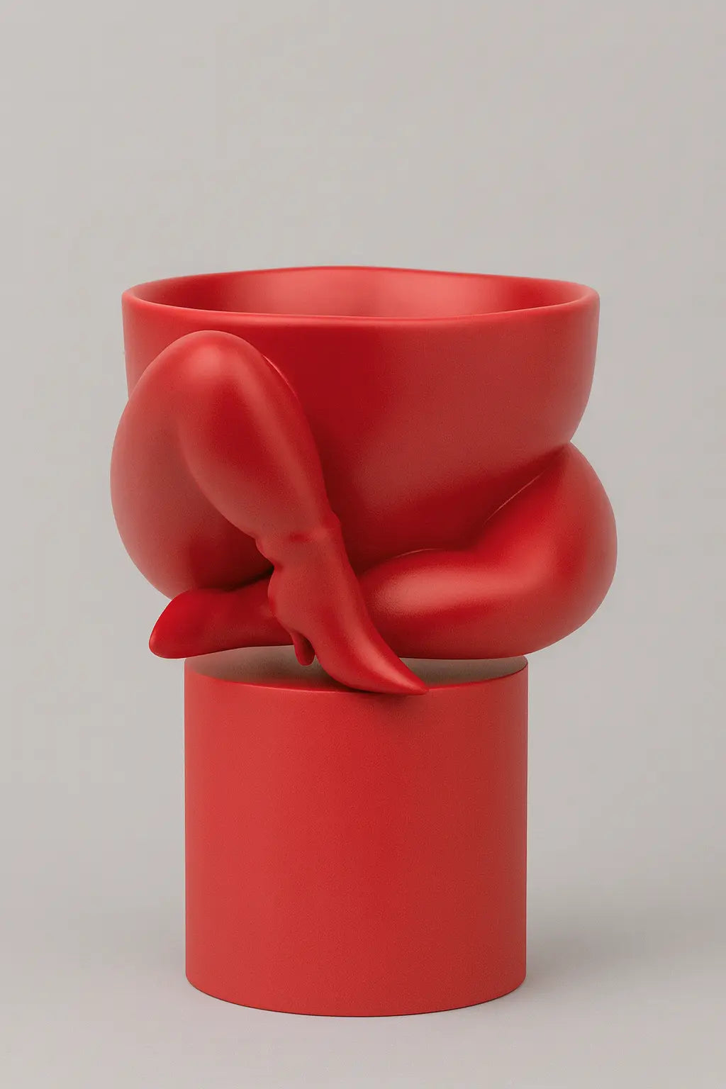 Piet Parra, A High heeled two legged planter (RED), 2020 L.Y.N.A.R.T Store