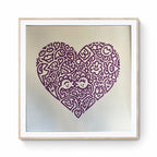 Pop Heart, Flower Warmth- Mr Doodle - Screenprint on 300 gsm fine art paper