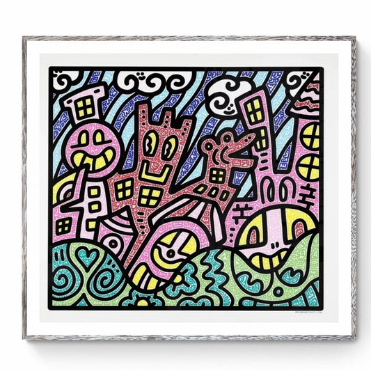 Pretty City - Mr Doodle Sérigraphie LYNART STORE