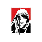 Pure Evil - Françoise Hardy - Jacques Dutronc’s Nightmare - Red & Black Edition - 3-color screenprint on fine art paper