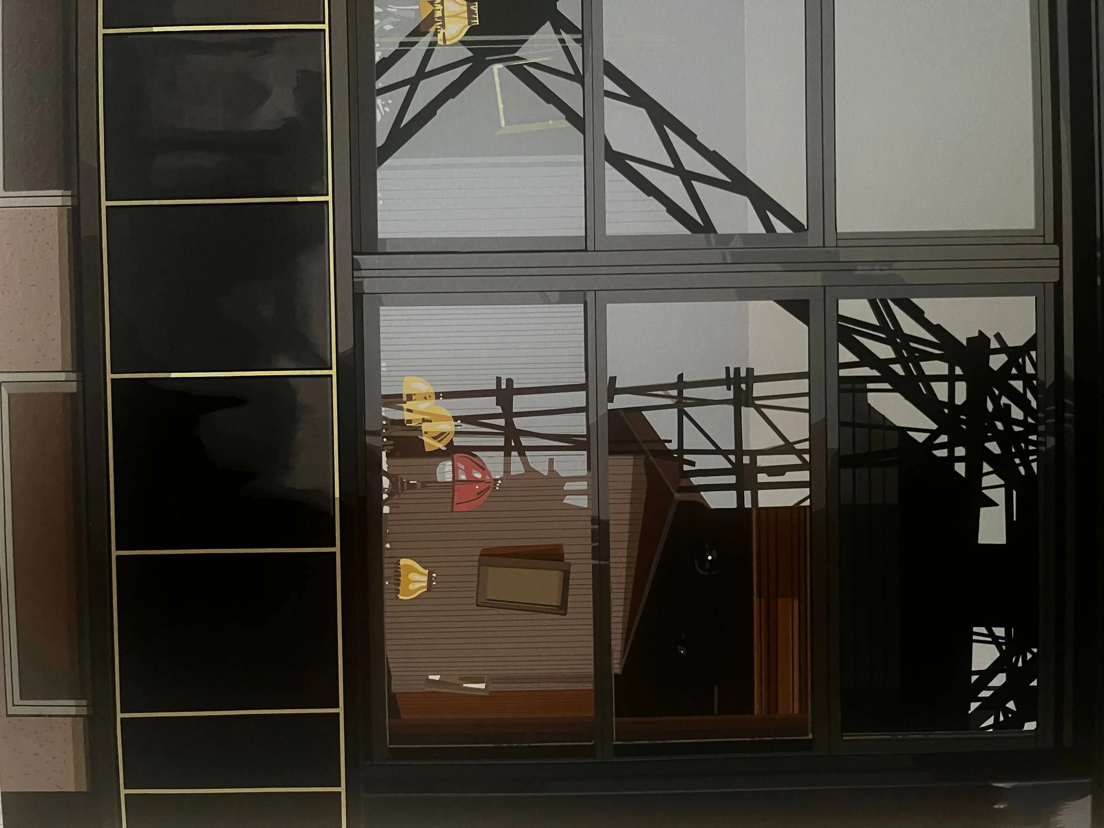 RICHARD ESTES - Eiffel Tower Restaurant (from Urban Landscapes III), 1981 LYNART STORE