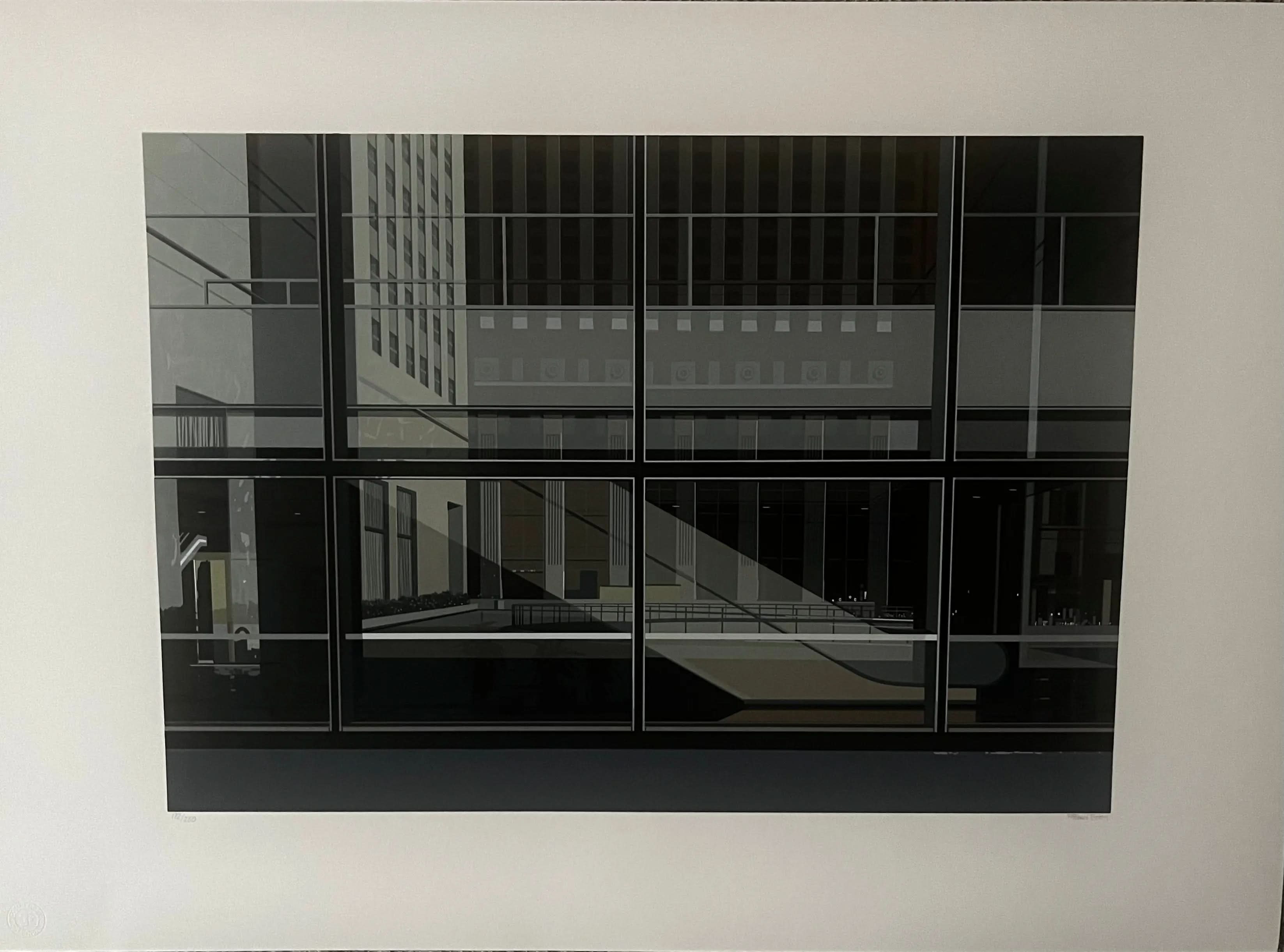 RICHARD ESTES - Manhattan, (from the Urban Landscapes III) portfolio 1981 LYNART STORE