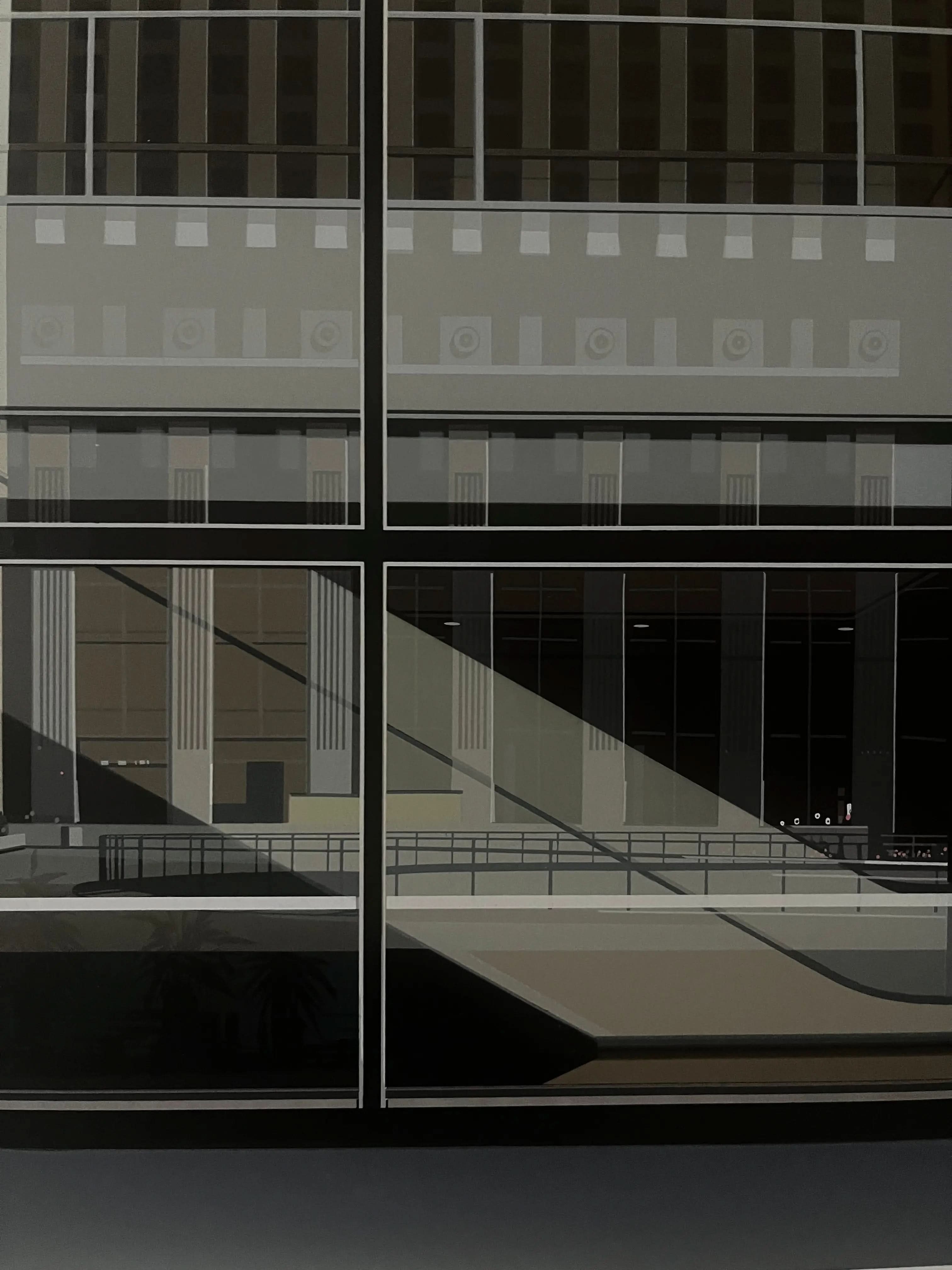 RICHARD ESTES - Manhattan, (from the Urban Landscapes III) portfolio 1981 LYNART STORE