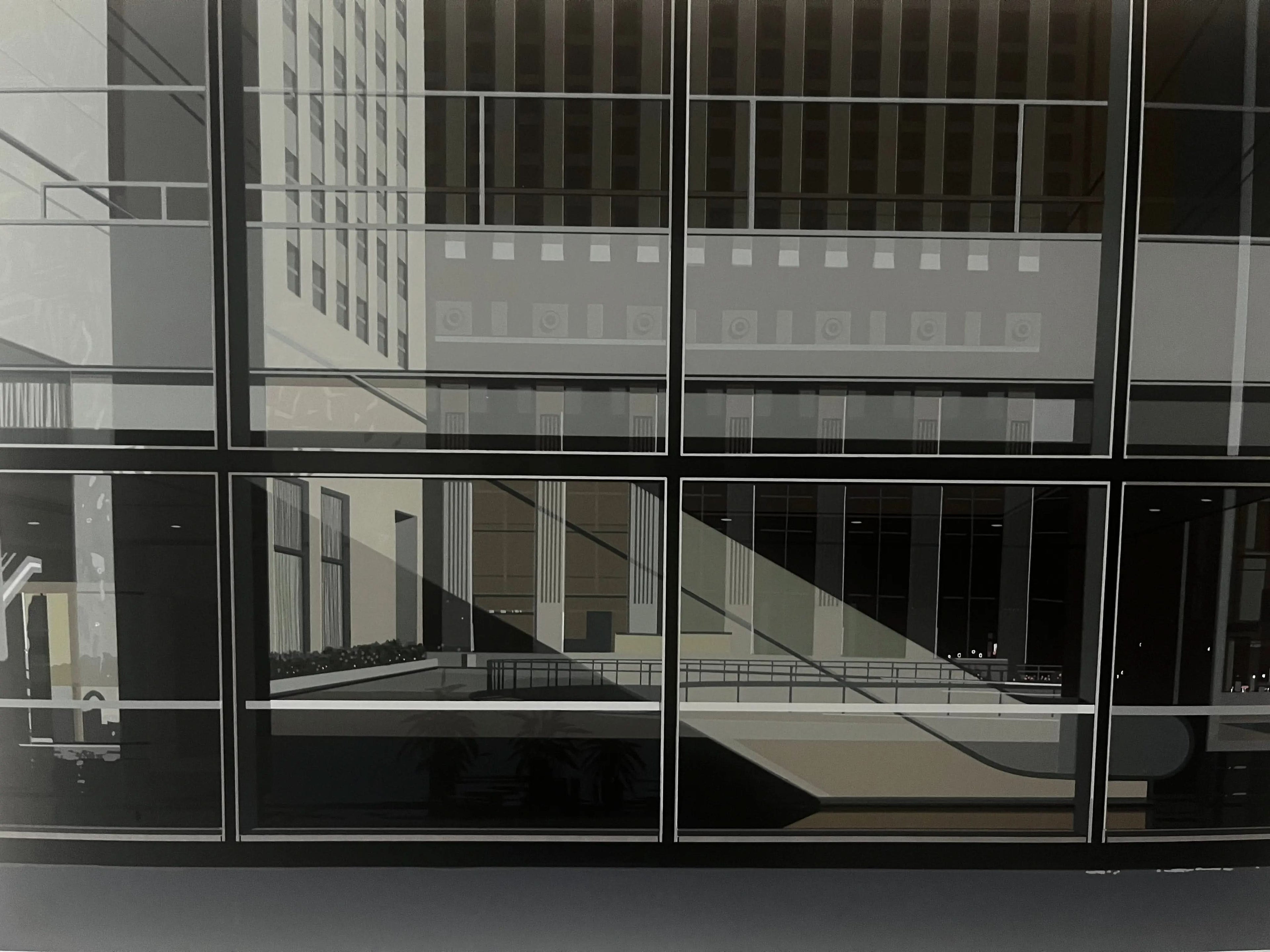 RICHARD ESTES - Manhattan, (from the Urban Landscapes III) portfolio 1981 LYNART STORE
