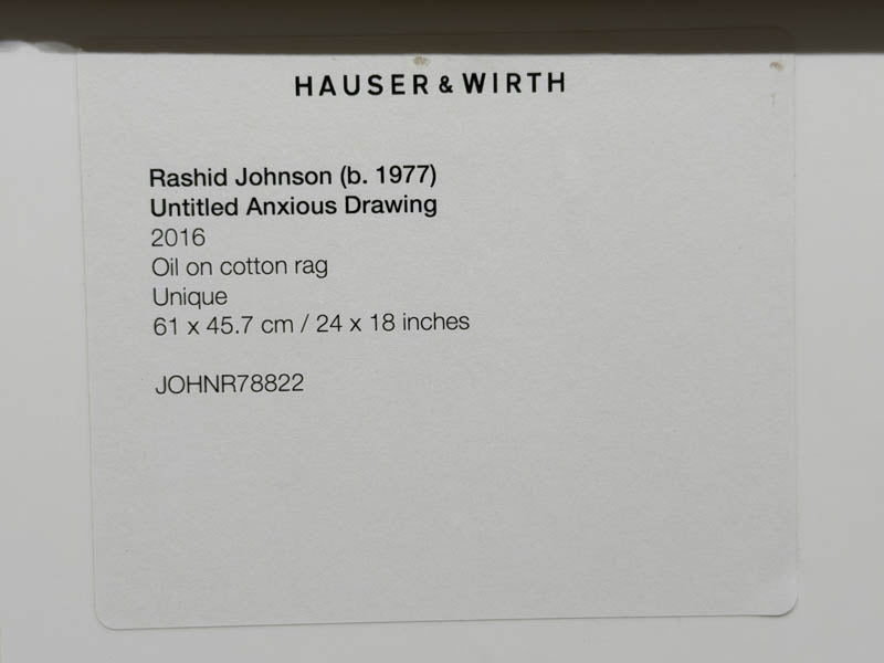 Rashid Johnson – Untitled Anxious Drawing