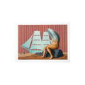 René Magritte - Un séduisant navire d'eau de mer - Color lithograph on BFK Rives paper