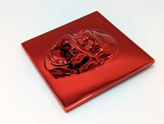 Richard Orlinski - Bas relief (Red)- Offre Exclusive LYNART STORE