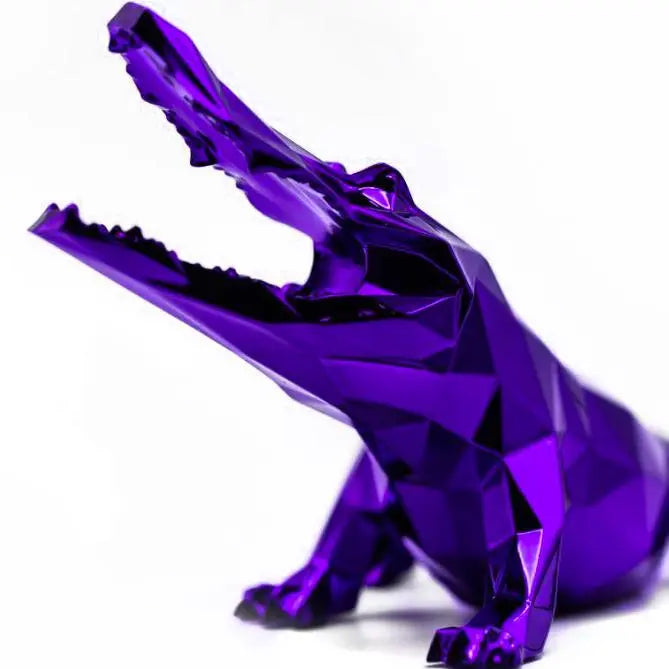 Richard Orlinski - Croco Spirit (Purple Edition) - Offre Exclusive LYNART STORE