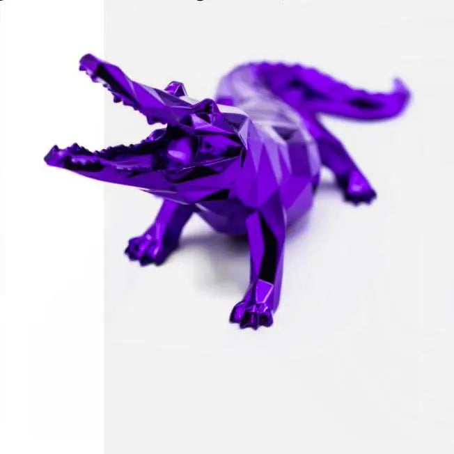 Richard Orlinski - Croco Spirit (Purple Edition) - Offre Exclusive LYNART STORE