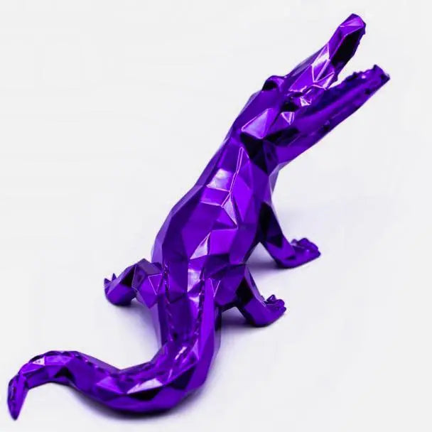 Richard Orlinski - Croco Spirit (Purple Edition) - Offre Exclusive LYNART STORE