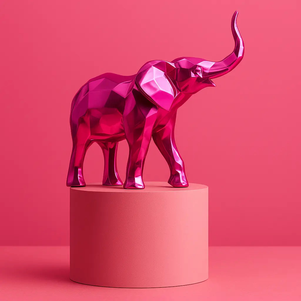 Richard Orlinski, Elephant Spirit (Pink Edition) LYNART STORE