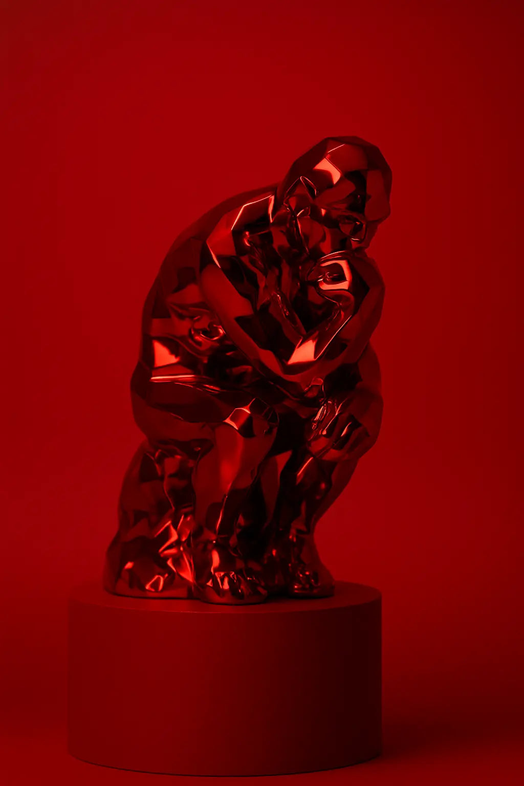 Richard Orlinski, Thinking Kong Spirit (Red Edition) LYNART STORE