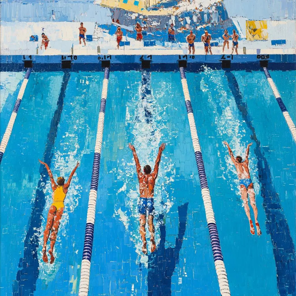 Richard Prince - Olympic Games 2024 (Golden Waters) LYNART STORE