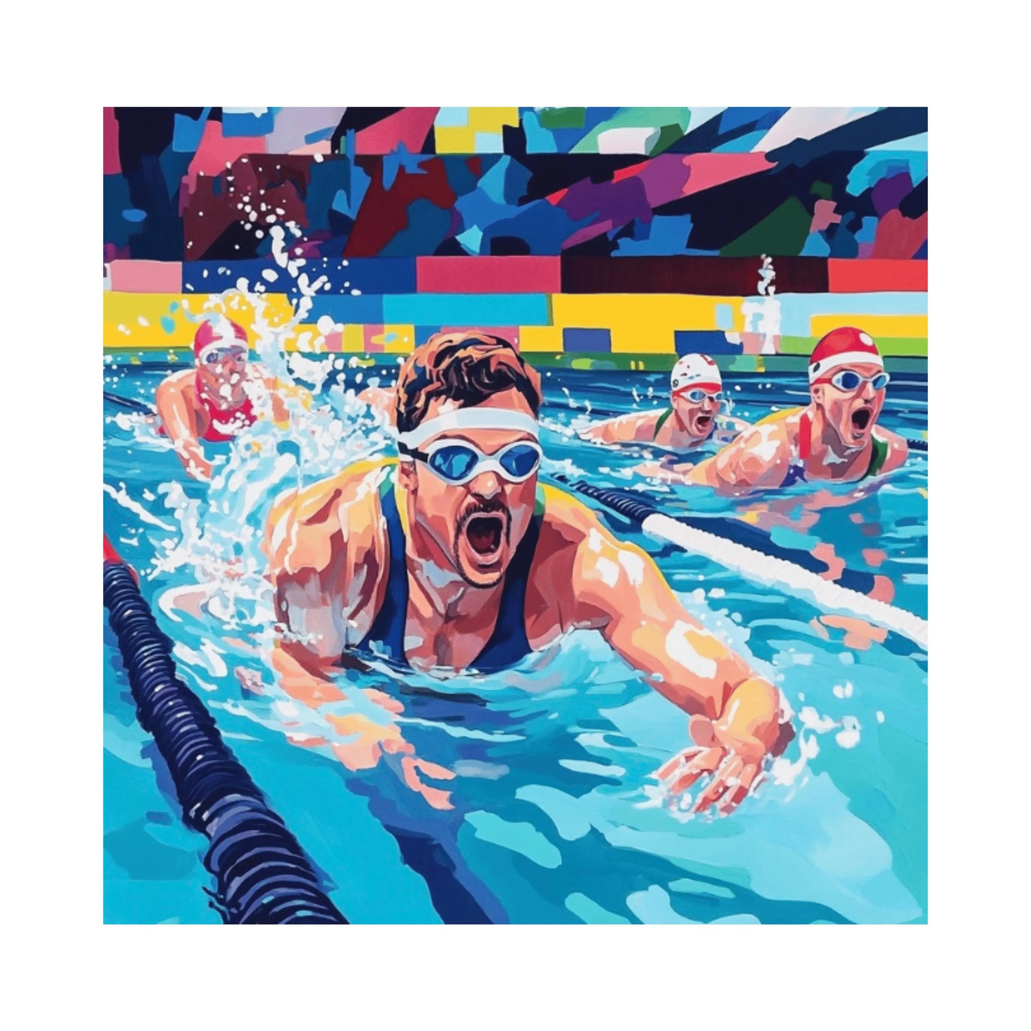 Richard Prince, Olympic Games 2024 (Waves of Glory), 2024 LYNART STORE