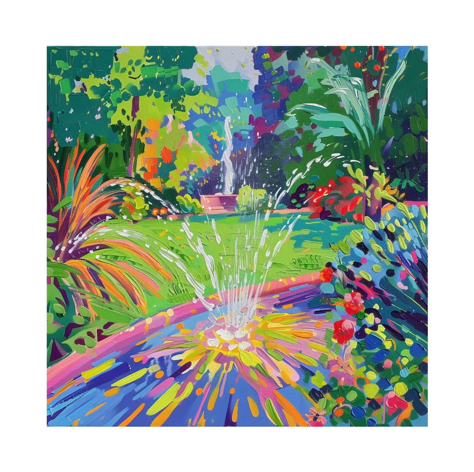Richard Prince, The Blossoming Fountain - Original screenprint on fine art paper
