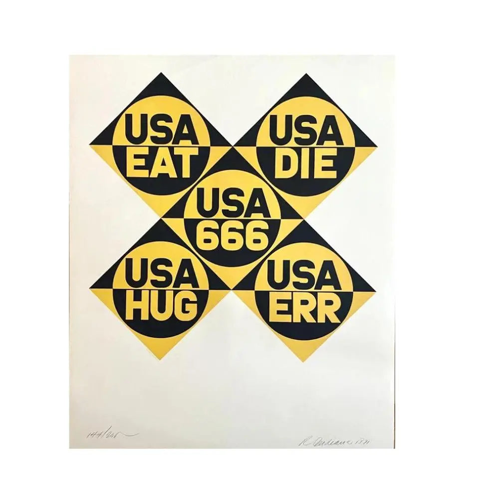 Robert Indiana - USA 666, 1971 LYNART STORE