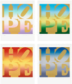 Robert Indiana, Four Seasons of Hope (Gold) 2012 LYNART STORE