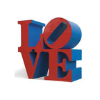 Robert Indiana, LOVE (Red/Blue), 1966–2000 - Polychrome aluminum