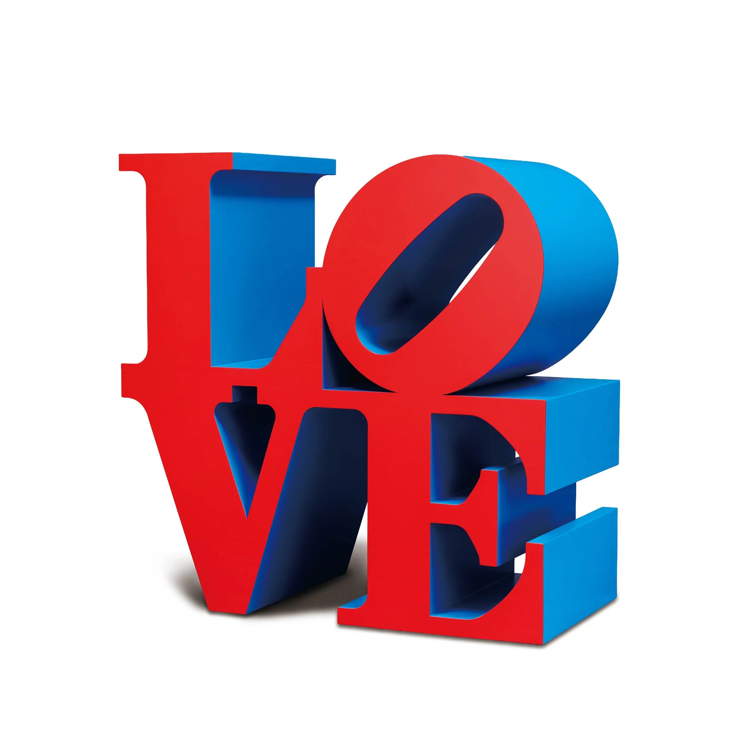 Robert Indiana - LOVE (Red/Blue) - Polychrome aluminum – LYNART STORE