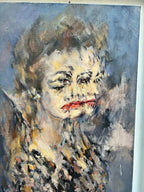 Robert Lapoujade - Portrait de Jeanne Moreau (1967) L.Y.N.A.R.T Store