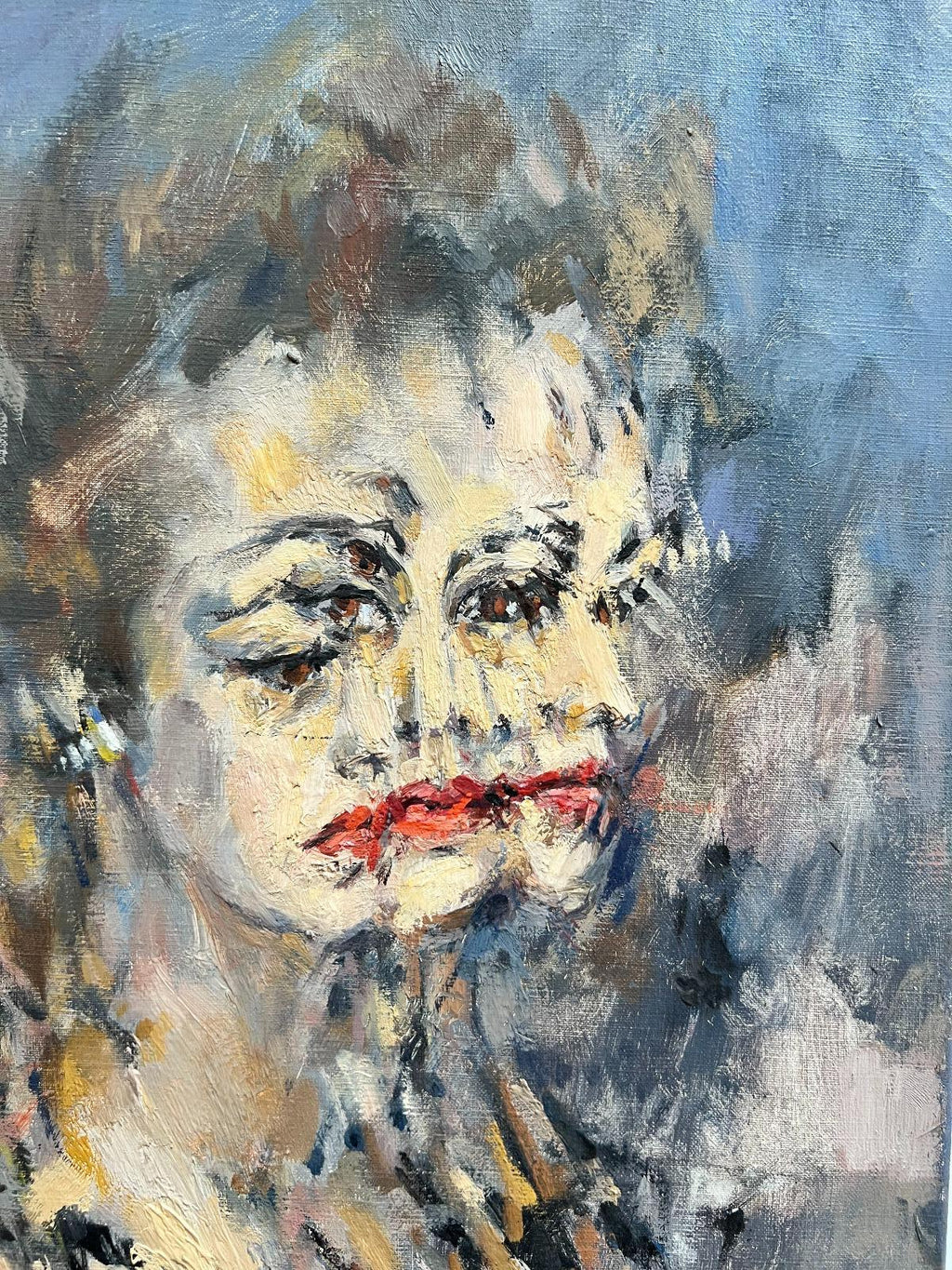 Robert Lapoujade - Portrait de Jeanne Moreau (1967) L.Y.N.A.R.T Store