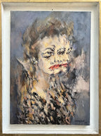 Robert Lapoujade - Portrait de Jeanne Moreau (1967) L.Y.N.A.R.T Store