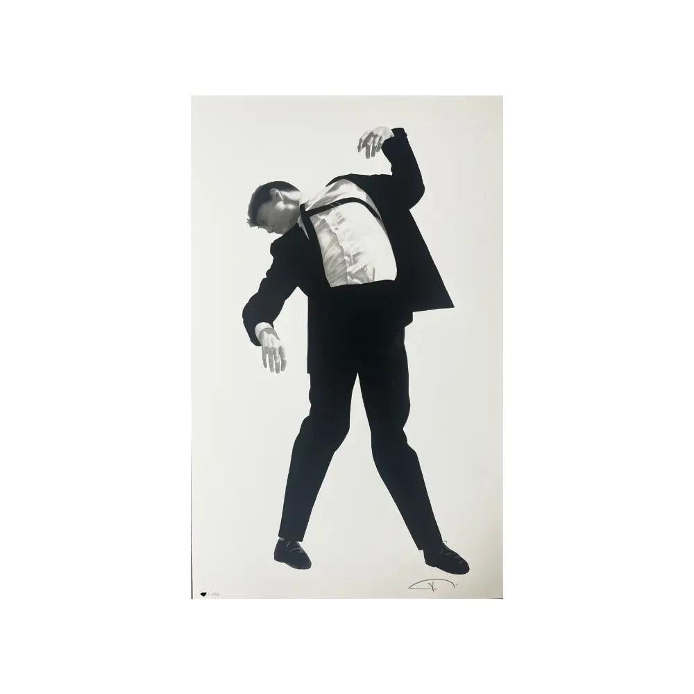 EricCropped　手書きサイン入り/ロバート ロンゴ/アートポスター Robert Longo - Untitled (Eric “Men in the Cities”) – LYNART STORE