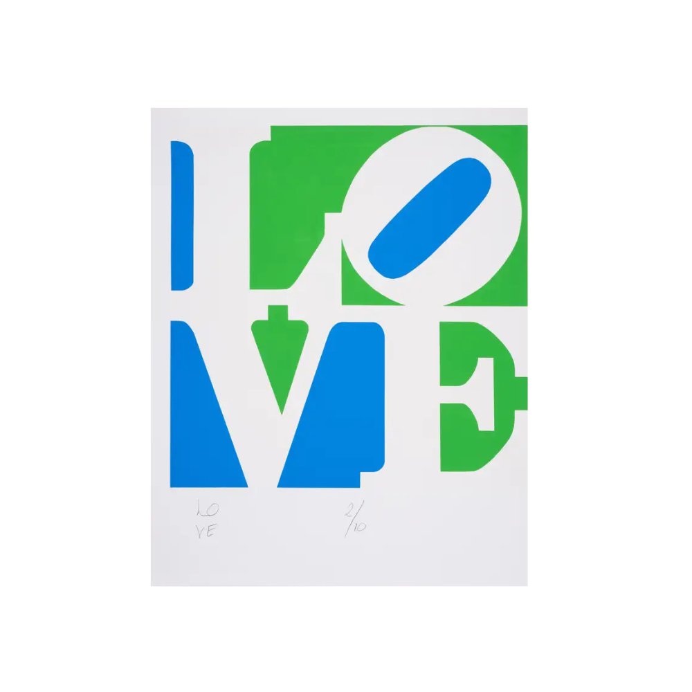 Robert Indiana - LOVE From The Book of Love: Art & Poetry Booklet, 1996